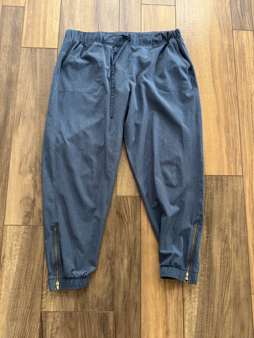 Albion Women's Blue Drawstring Track Joggers